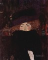 Dama con sombrero y boa de plumas Gustav Klimt